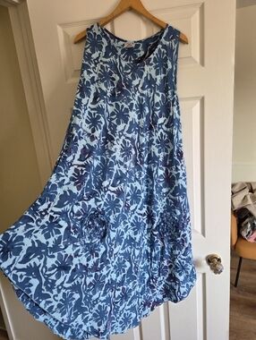 Blue Floral A-Line Women’s Skirt. Rayon. 5 for $45.